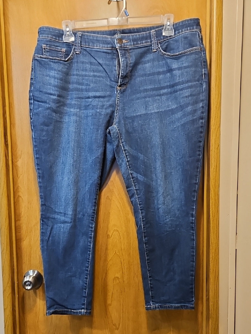 St. John's Bay Women's Dark Blue Skinny Jeans